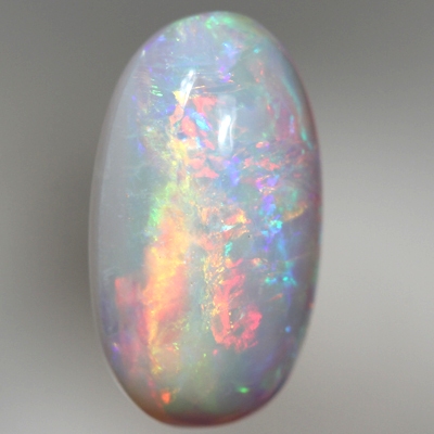 SOLID CRYSTAL OPAL Sparkles of bright orange to green to purple